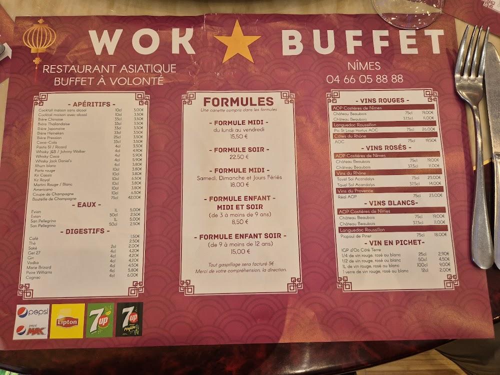 WOK BUFFET - Menu Image 2