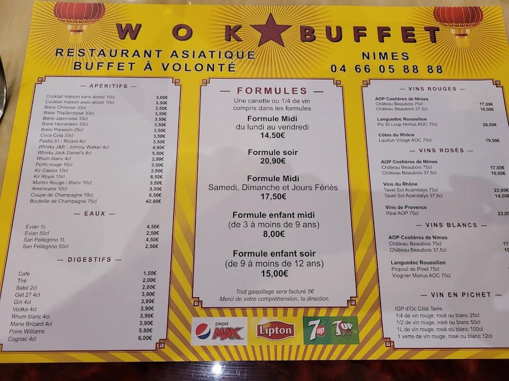 WOK BUFFET - Menu Image 3